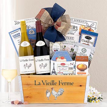 French Wine Gift Basket