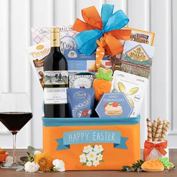 Easter Wine Gift Basket