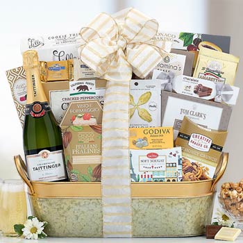 French Champagne Basket