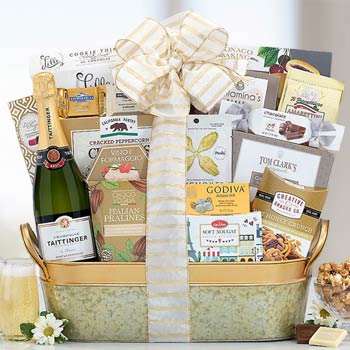 French Champagne Basket