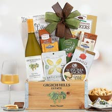 Grgich Hills Wine Basket