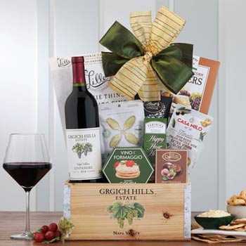 Zinfandel Wine Gift Basket