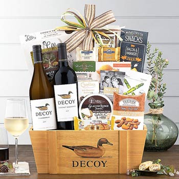 Corporate Thank You Wine Gift Basket