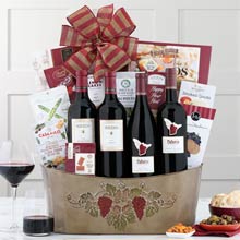 Red Wine Gift Basket