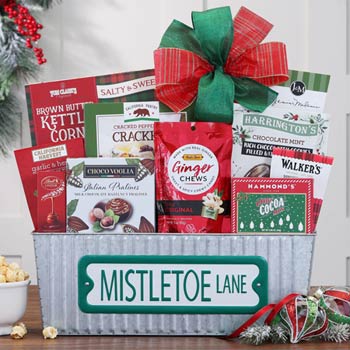 Winter Holiday Gift Basket
