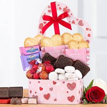 Chocolate Valentine Gift Basket