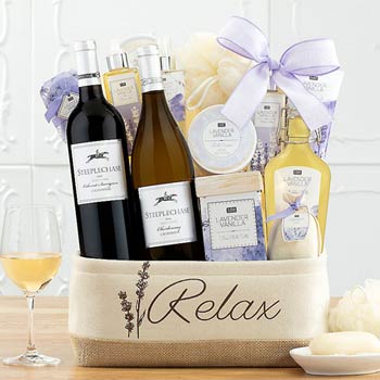 Relaxation Spa Wine Basket