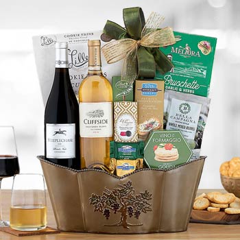 Holiday Wine Basket