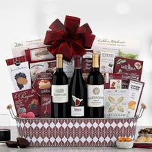 Business Christmas Wine Basket