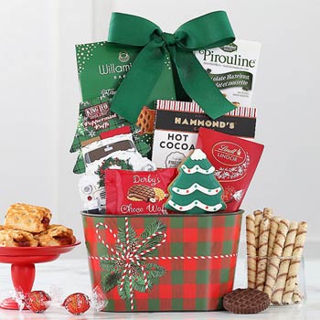 Snowman Gift Basket