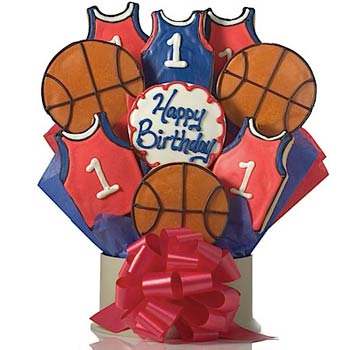 Birthday Basketball Cookie Bouquet