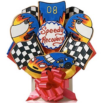 Race Car Cookie Gift Bouquet