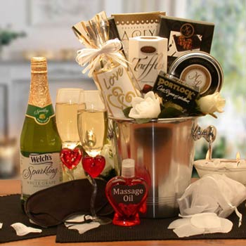 Romantic Gift Basket for Two