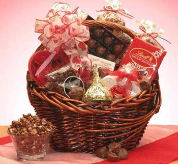 Valentines Day Chocolate Gift Basket