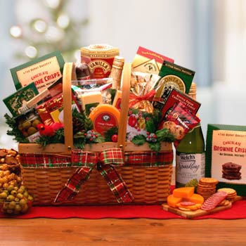 Seasons Greetings Holiday Basket