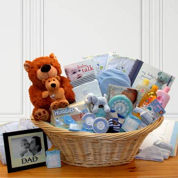 Baby Boys First Gift Basket
