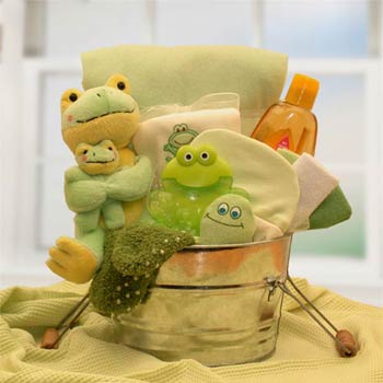 Bathtime Friends Baby Gift Basket