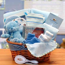 Baby Boy Basics Gift Basket