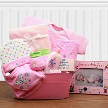 Baby Girl Keepsake Basket