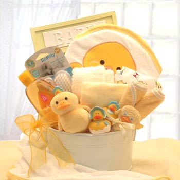 Bath Time for Baby Basket