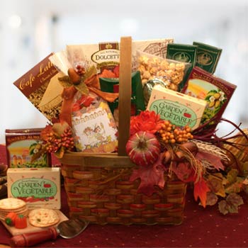 Thanksgiving Harvest Gift Basket