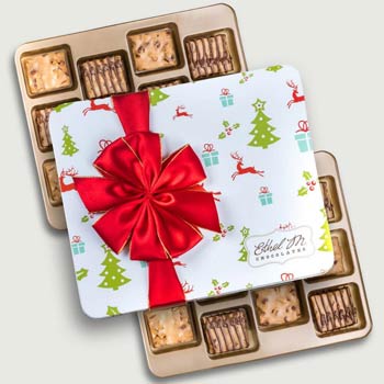Ethel M Holiday Pecan Brittle Tin