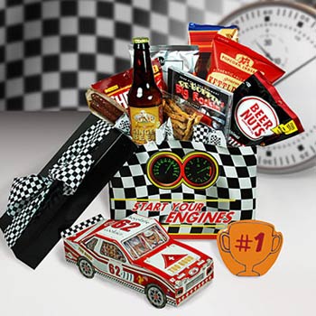 Race Car Gift Basket