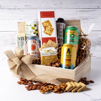 Non-Alcoholic Beer and Snacks Gift Box
