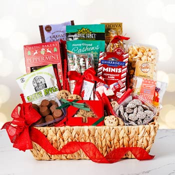 Holiday Christmas Gift Basket