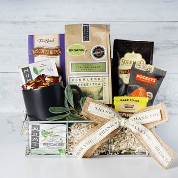 With Gratitude Coffee Gift Basket