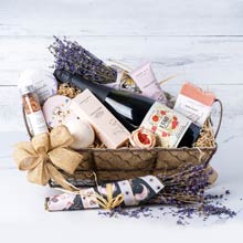 Bath & Body Wine Gift Basket