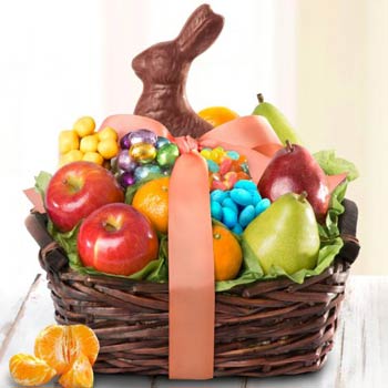 Fruit & Chocolate Easter Gift Basket