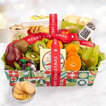 Deluxe Fruit Christmas Basket