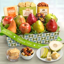 Thank You Gourmet Fruit Gift Basket
