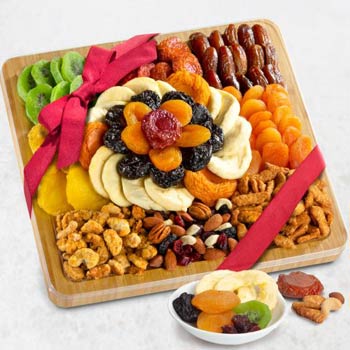 Dried Fruit & Nuts Cutting Board