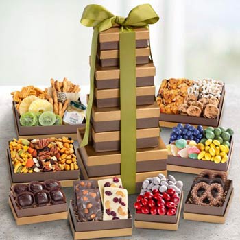 Deluxe Snack Gift Tower
