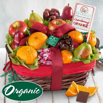 Organic Snack Gift Basket