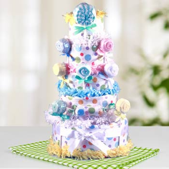 Baby Lollipop Diaper Cake