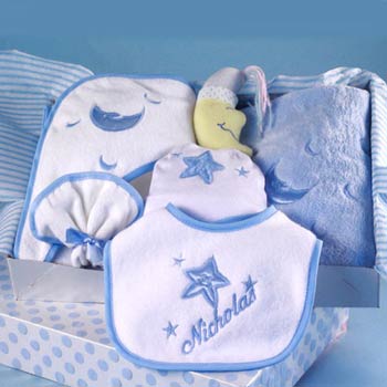 Sleepy Time Baby Boy Gift Box