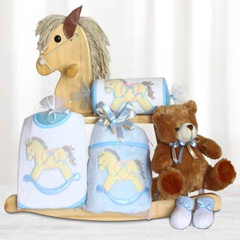 Baby Boy Rocking Horse Gift