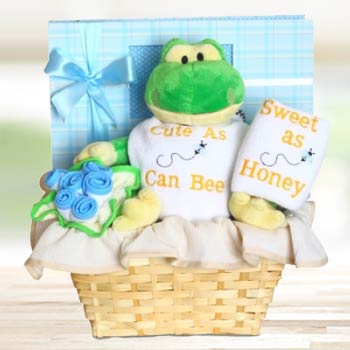 Baby Boy Keepsake Basket