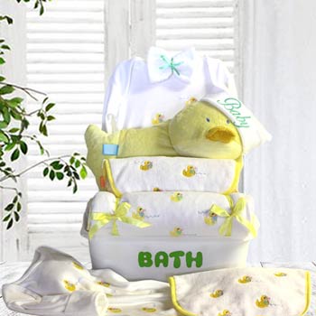 Bath Time for Baby Gift Basket
