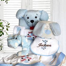 Personalized Puppy Gift for Baby Boy