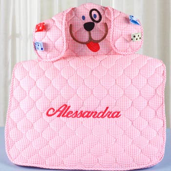 Puppy Changing Pad for Baby Girl