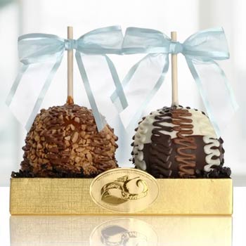 Gourmet Caramel Candy Apple Duo