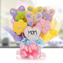 Happy Mothers Day Cookie Gift Bouquet