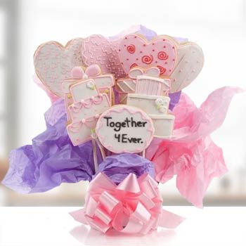 Wedding Cookie Gift Bouquet