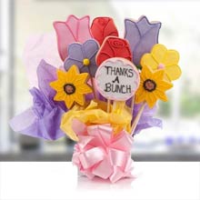 Thank You Flower Cookie Bouquet