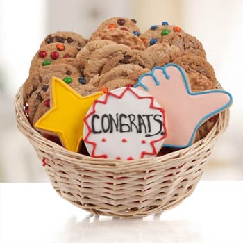 Congratulations Cookie Basket