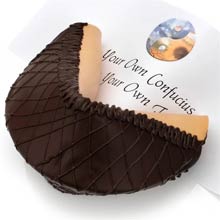 Dark Chocolate Gourmet Giant Fortune Cookie